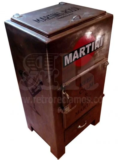 Nevera vintage MARTINI Neveras de Hielo  